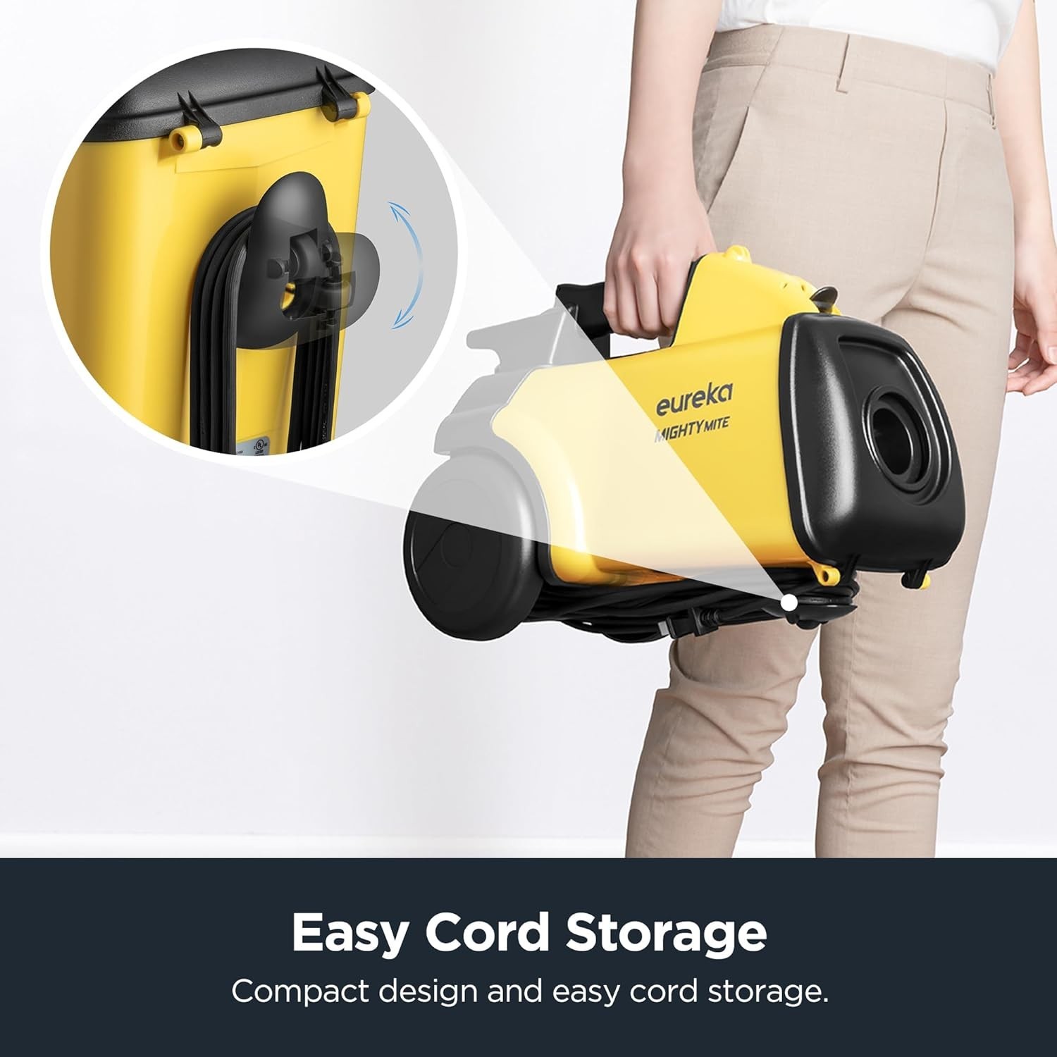 3670M Canister Cleaner, Lightweight Powerful Vacuum for Carpets and Hard floo…