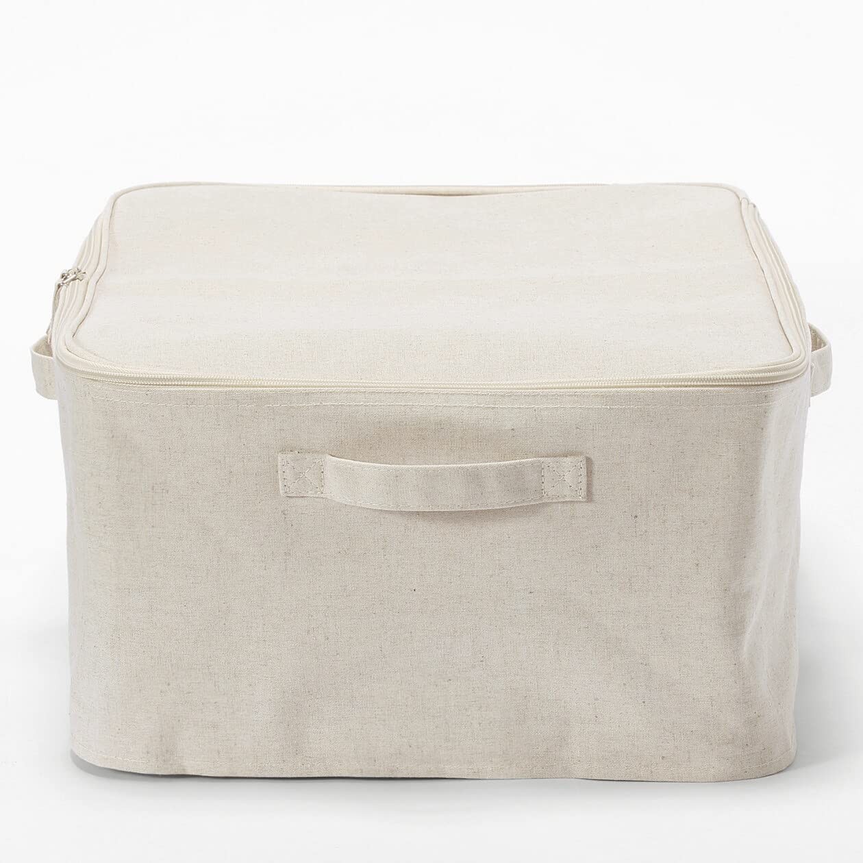MUJI Soft Box Large 59x39x23cm Polyester Linen Storage Case