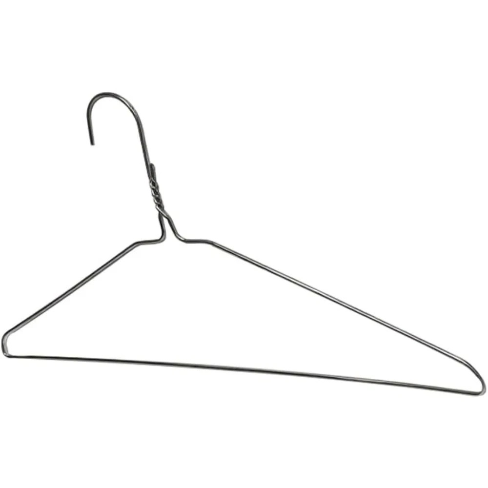 Silver Wire Hangers 20 Pack for Shirts Coats and Clothing Storage