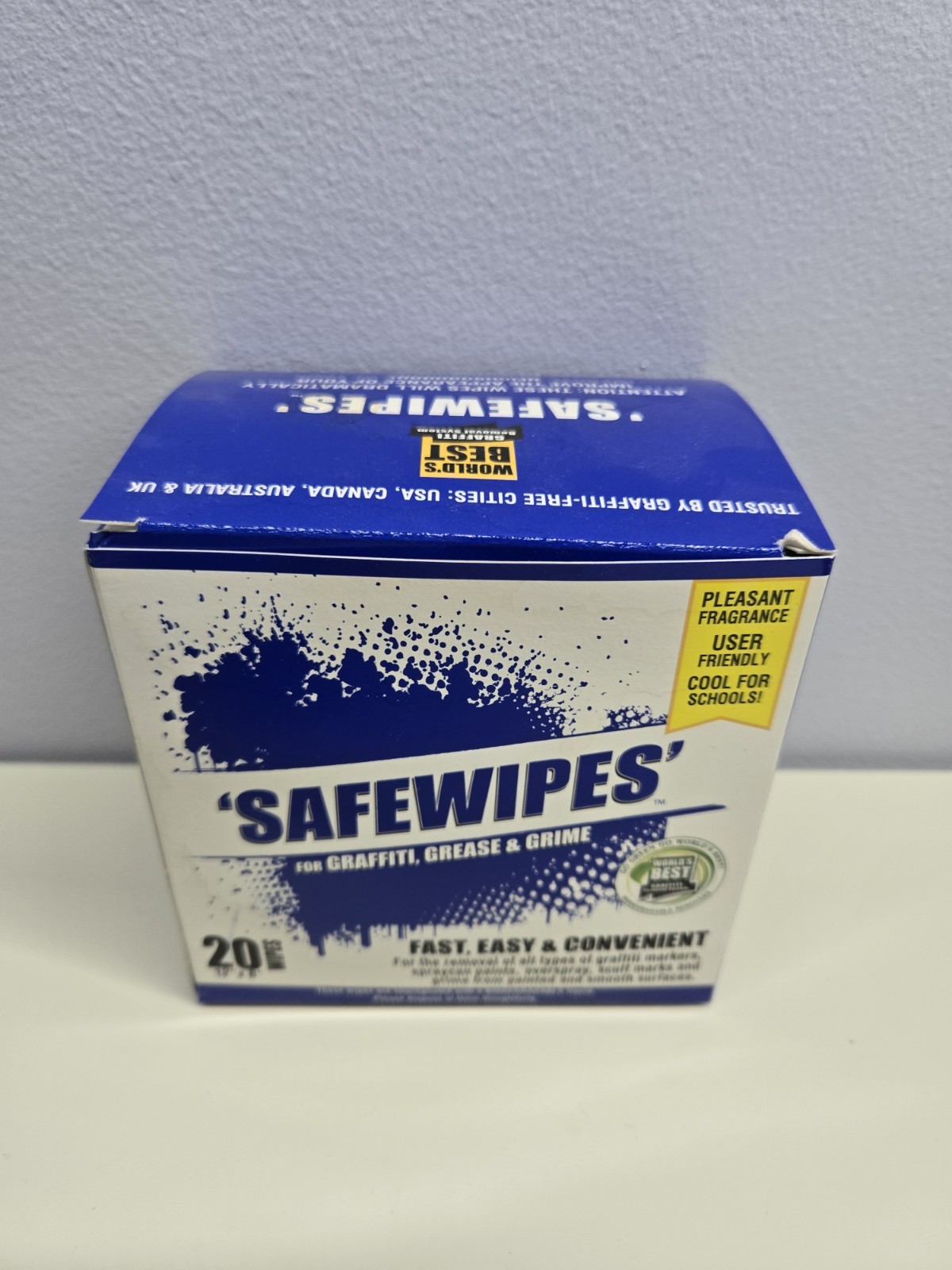 Safewipes Graffiti Remover Surface Cleaning Wipes -20 ct, pack