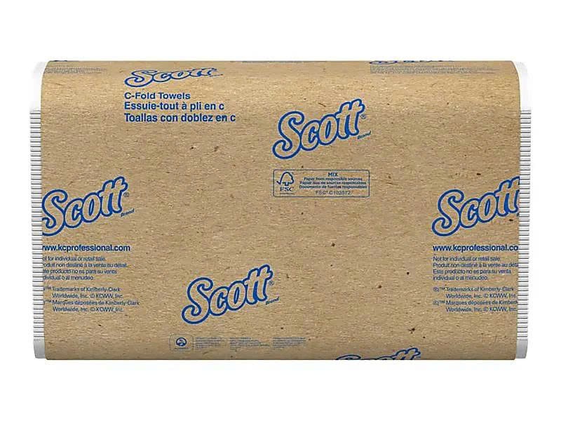 Scott Essential C-Fold Paper Towels, 12 PacksCase, 200 Sheets Each ( 01510 )