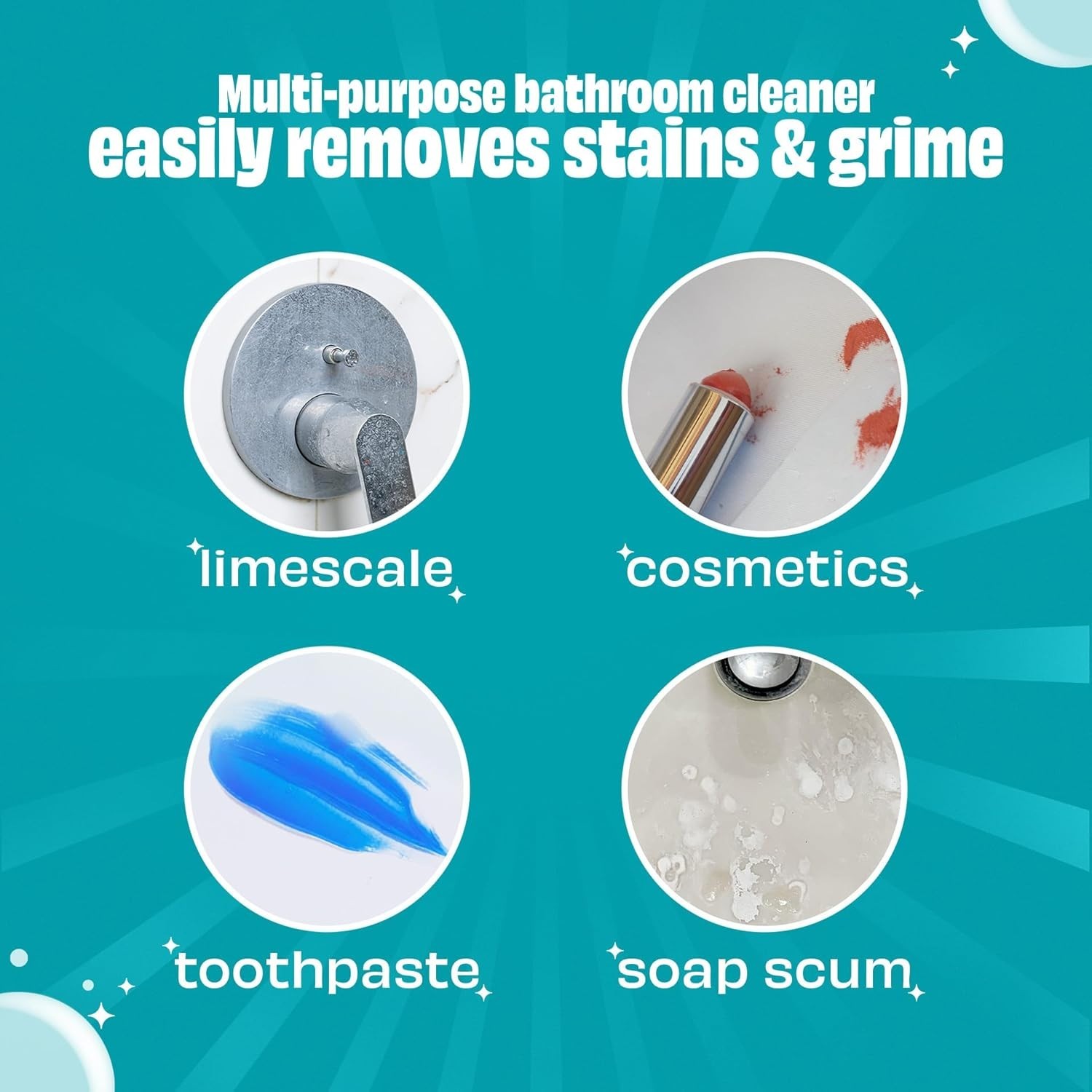 Easy Clean Multi-purpose Foam Bathroom Cleaner, 32 fl. Oz