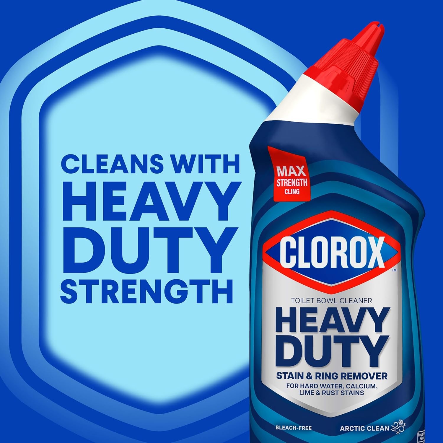 Toilet Bowl Cleaner Heavy Duty Stain and Ring Remover, Clean