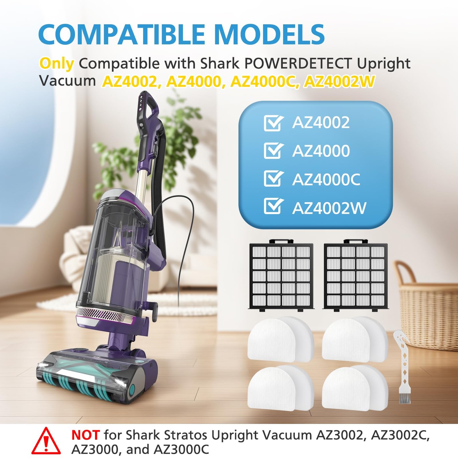 AZ4002 with Shark POWERDETECT Upright Vacuum Cleaner AZ4002 AZ4000 AZ4000C AZ…