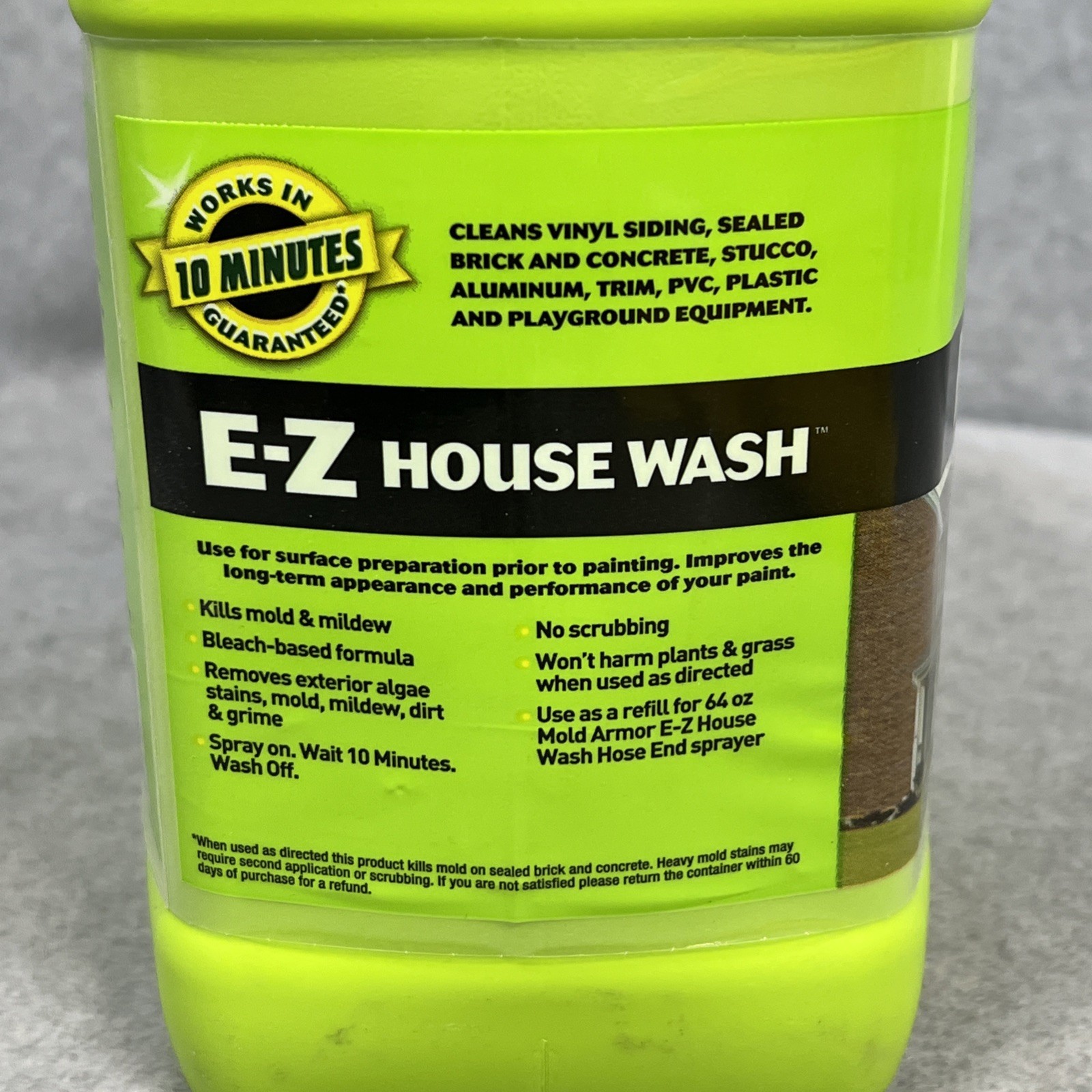 Mold Armor E-Z House Wash – Kills and Mildew- 1 Gallon (Pack of 1) New