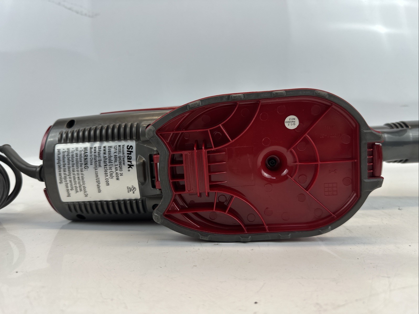 Shark QH296QRD Rocket Ultra-Light Handheld Vacuum Car Detail Kit 15FT Cord Red