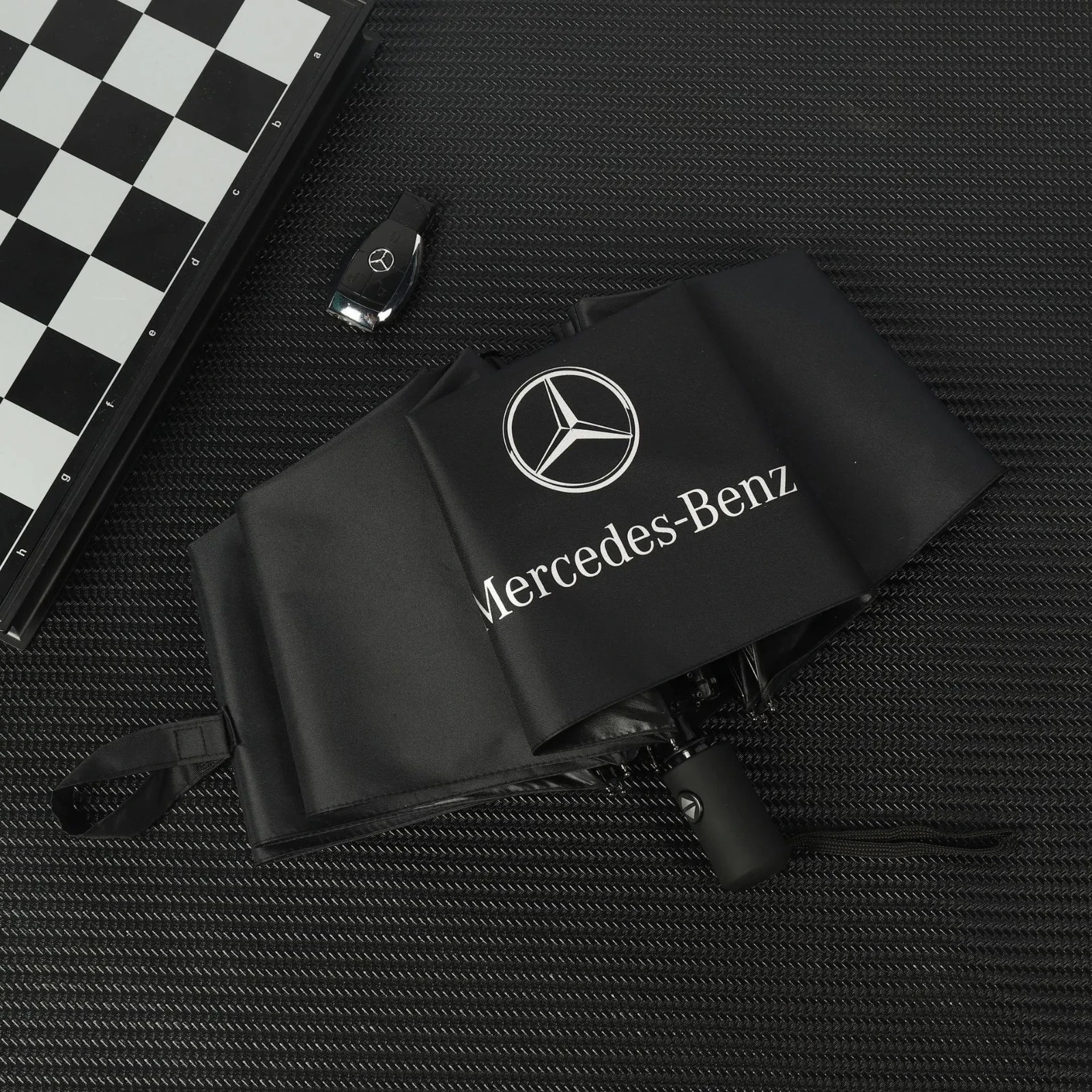 Mercedes-Benz Umbrella Automatic Folding Windproof Sunshade Car Accessories NEW