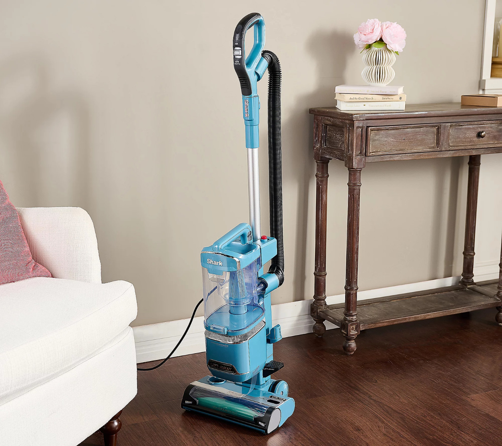Shark Detect Lift-Away Upright Vacuum Pet-pro PowerFins Self-Cleaning Brushroll
