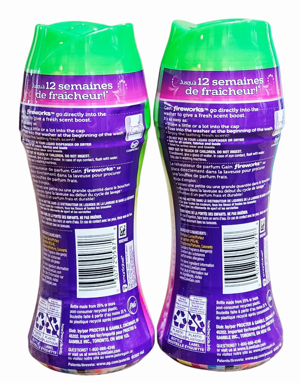 2 – Gain Fireworks In-wash Scent Booster – Moonlight Breeze – 5.5 oz Each