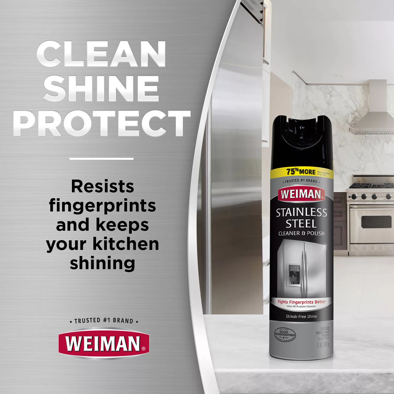 Weiman Stainless Steel Cleaner & Polish (17oz.,3pk.)