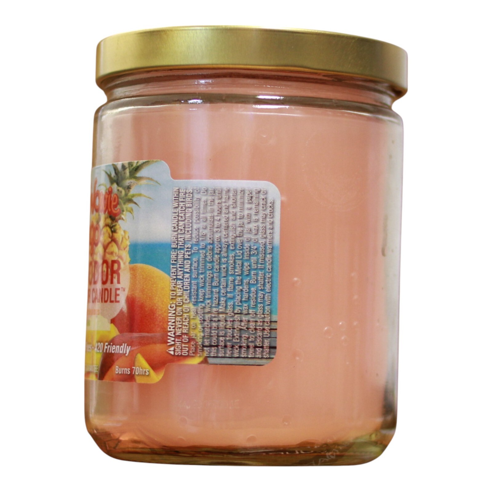 Smoke Odor Exterminator Maui Wowie Mango Long Air Freshener Jar Candle – 13 Oz