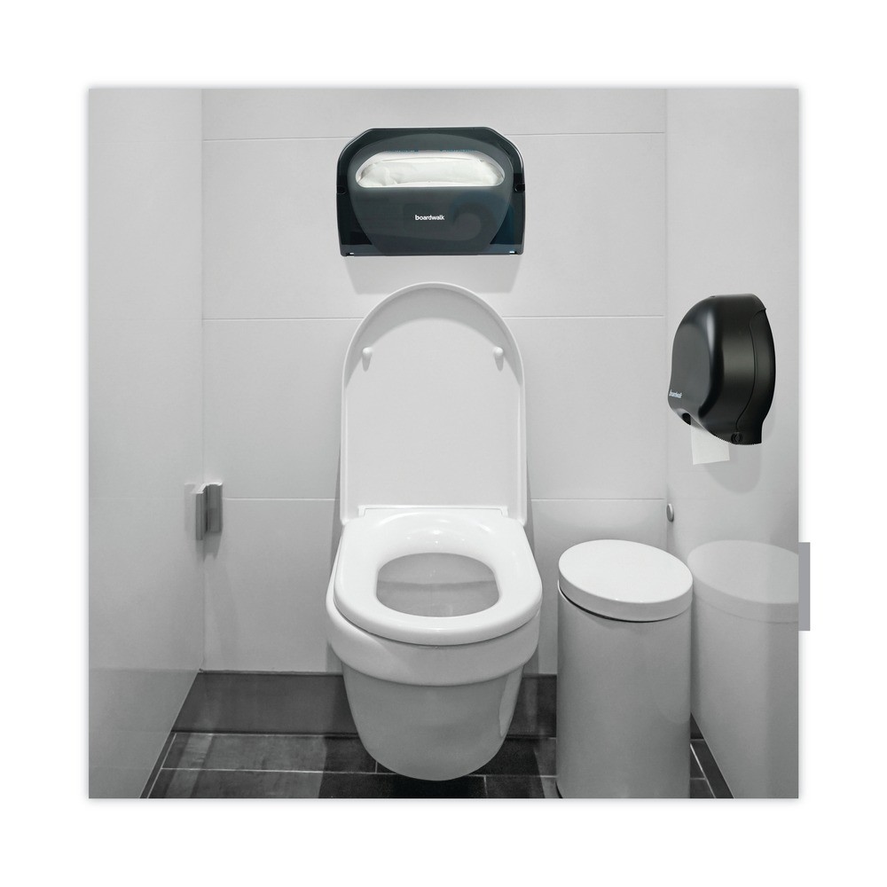 Boardwalk 6101 3-1/2″ x 2000′ JRT Jr. 1-Ply Bath Tissue – JBO, WT (12/CT) New