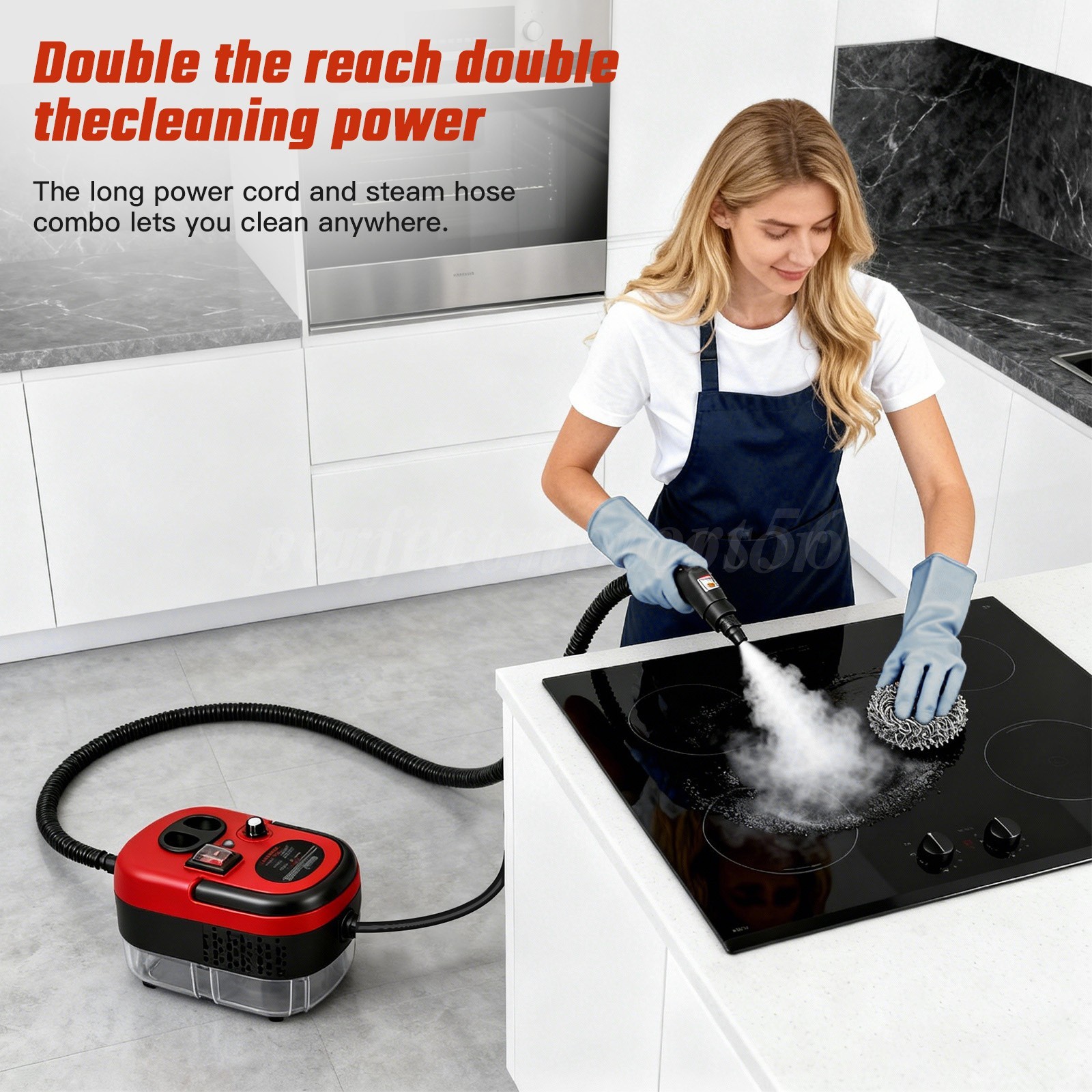 2500W Handheld Steam Cleaner Car Detailing Cleaning Machine Vehicle Auto Washer