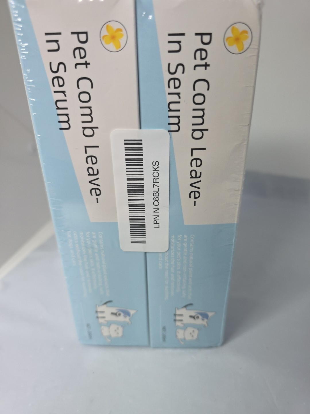 Pet Comb Leave-in Serum For Dogs Cats 200mL 2Pk. Sealed. A