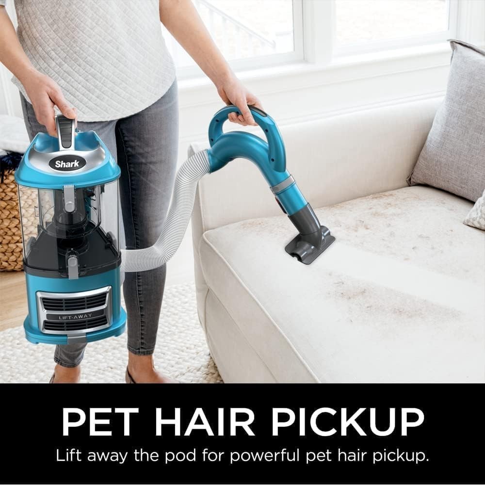 Shark NV380 Navigator Lift-Away Deluxe Upright Vacuum Large Dust Cup TruePet