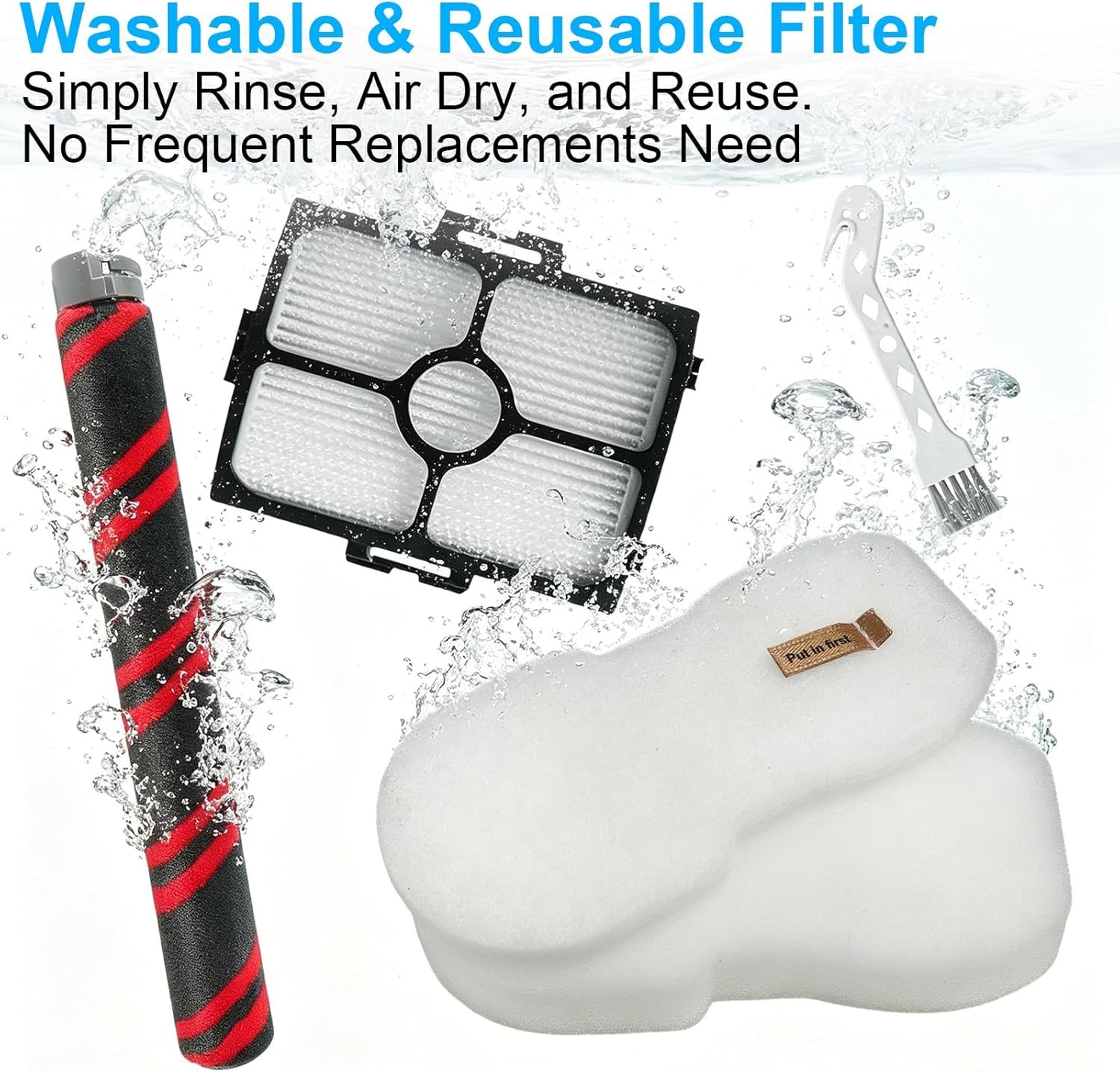 HZ3002 Replacements Filters for Shark HZ3000 Stratos Ultralight Corded Stick