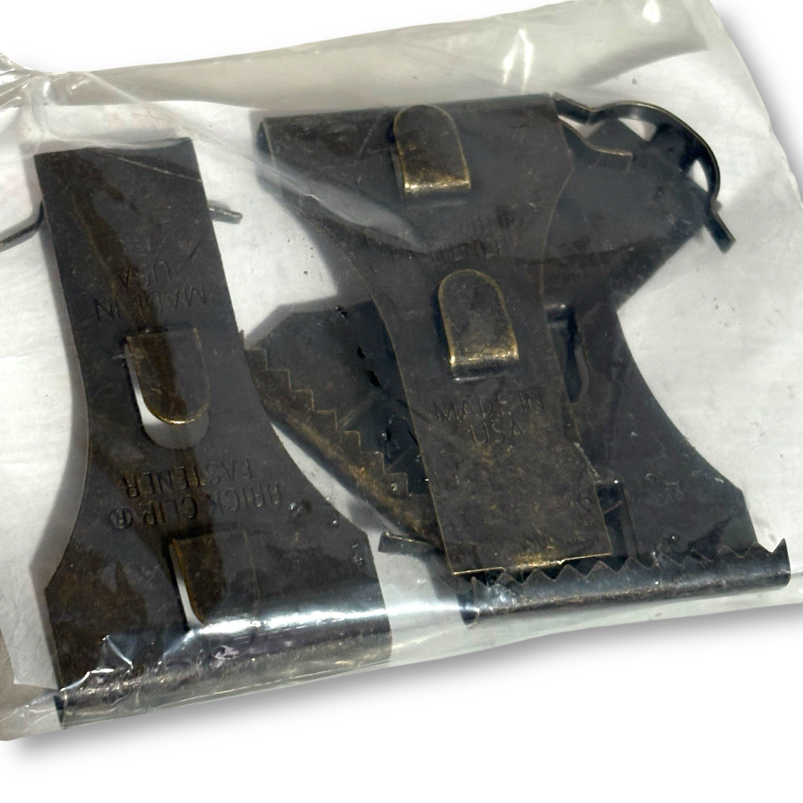 4 Metal Brick Wall Clip Fastener Hooks – Holds Up to 25 Pounds Holiday Joy