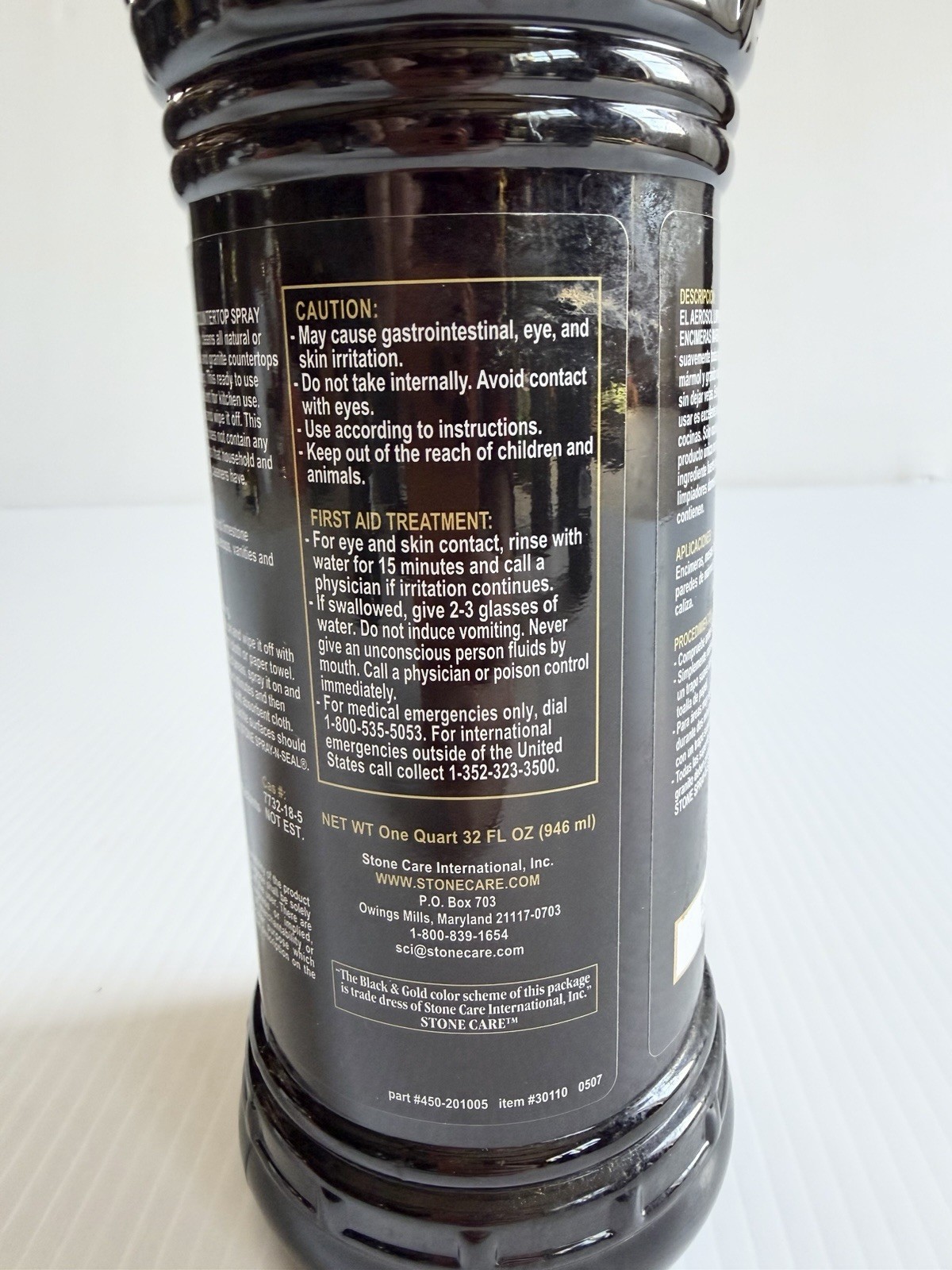 SCI Marbamist Stone Countertop Spray Cleaner Marble & Granite 32oz 1 Quart