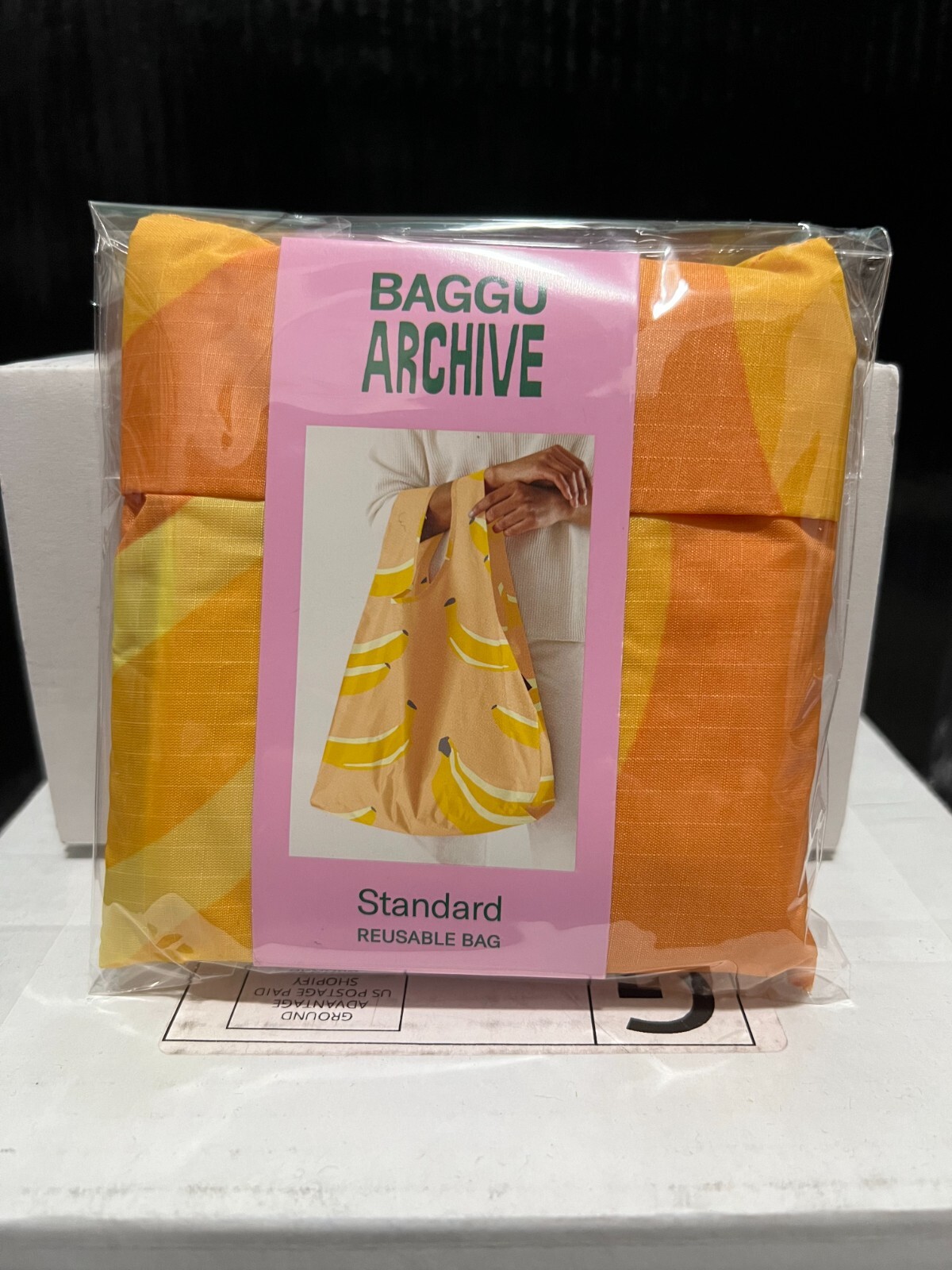 BAGGU Banana Standard Baggu Reuseable Bag NWT HTF Rare