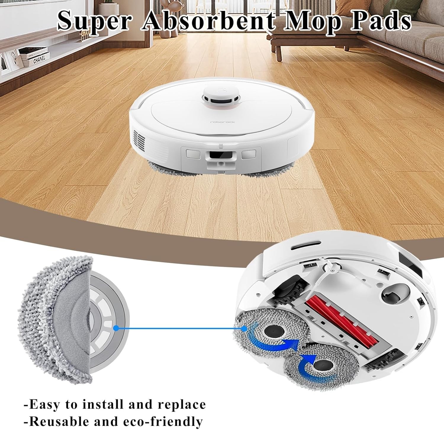 Accessories Kit for Roborock Qrevo S/Qrevo Plus/Qrevo Pro/Qrevo MaxV 【Not for…
