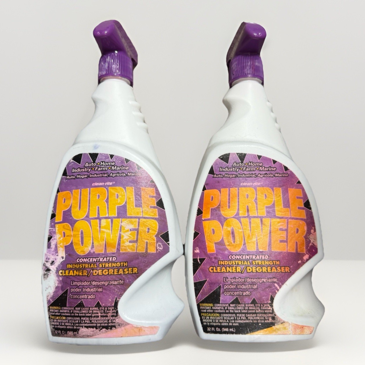 2 Pack Purple Power Concentrated Industrial Cleaner/Degreaser, 32 oz Each