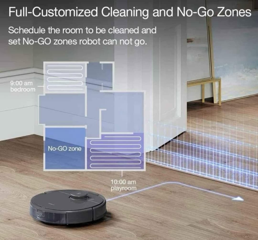 Ecovacs DEEBOT OZMO T8+ Robot Vacuum Cleaner & Mop Combo Auto-Empty OZMOT8+