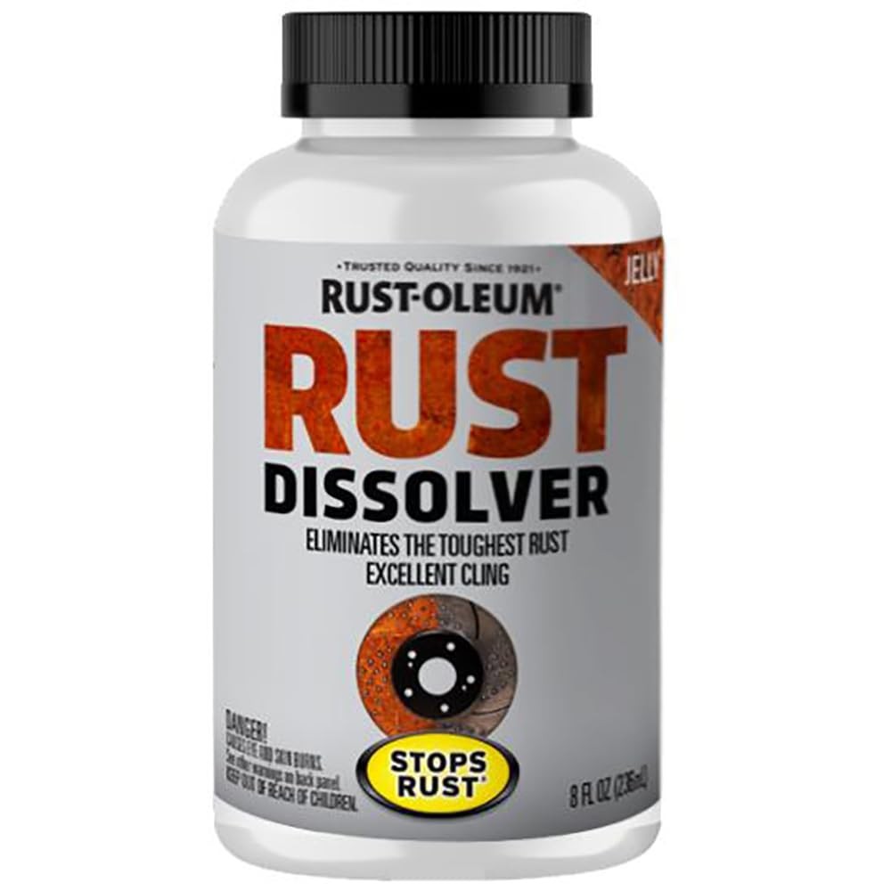 Rust-Oleum Rust Dissolver Jelly | Heavy-Duty 8 Fl Oz (Pack of 1), No Color