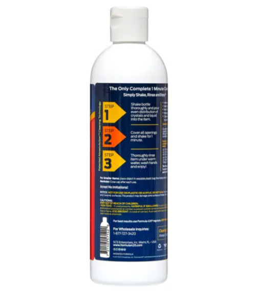 Formula 420 Original Cleaner 12oz 1 Min Rinse Pyrex Glass Metal Ceramic – 2PACK