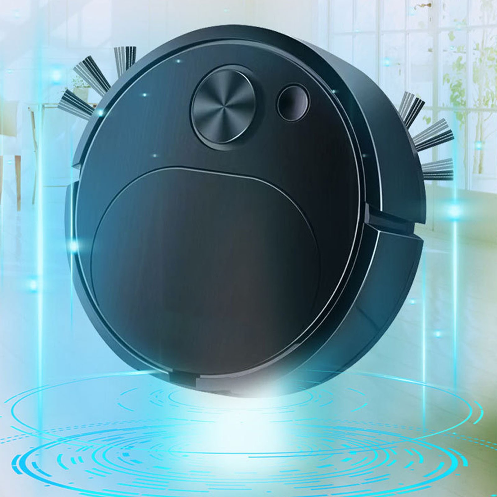 Robot Vacuum Automatic Vacuum Cleaner Low Noise Rechargeable 3 In 1 Intelligent