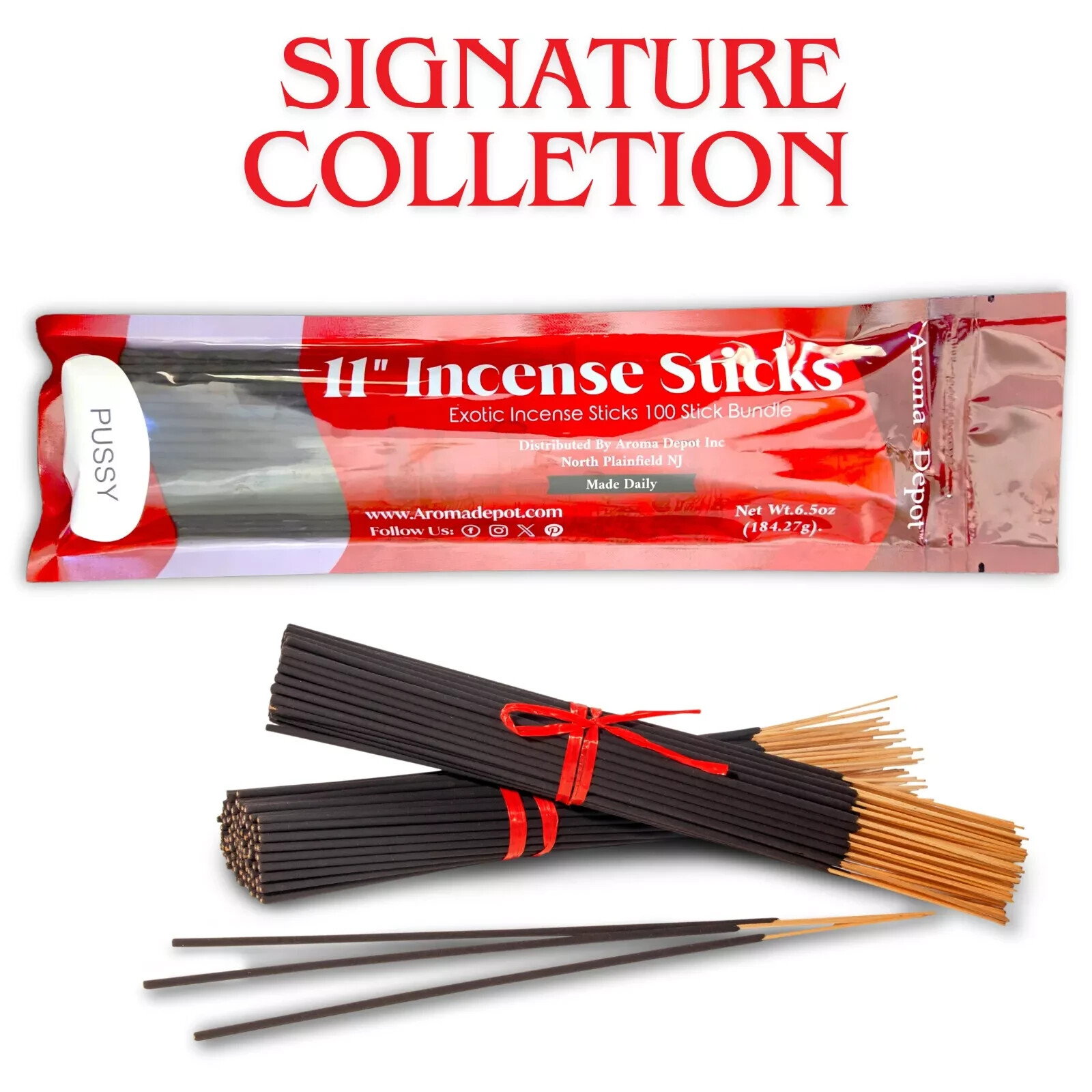 11” Incense Sticks 100 Bulk Pack Hand Dipped Mix Match Wholesale Huge Variety