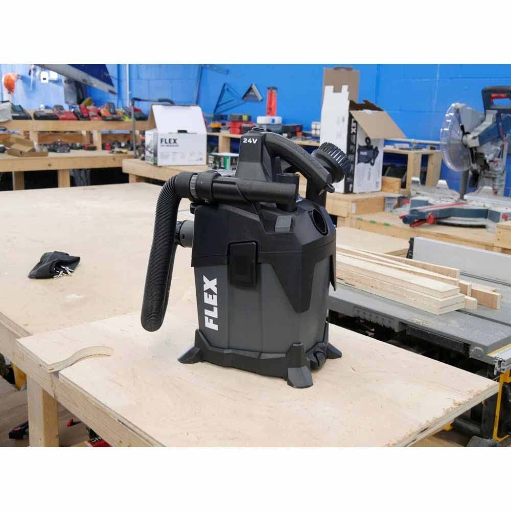 Flex FX5221-Z 24V 1.6 Gallon Cordless Wet/Dry Vacuum (Bare Tool)