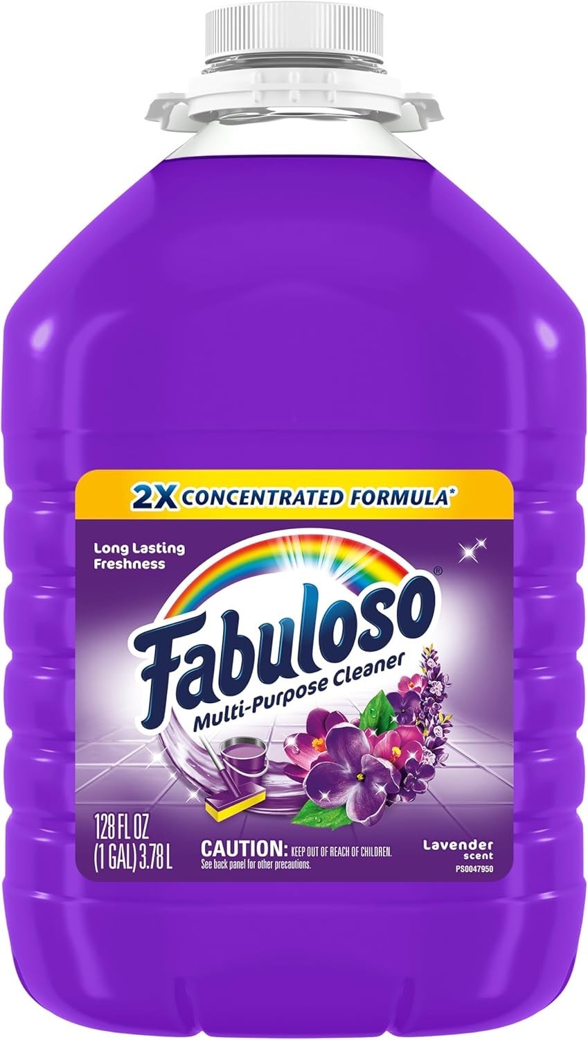 2X Lavender Multi-Purpose Cleaner 128 fl oz – No Rinse & Long-Lasting Freshness