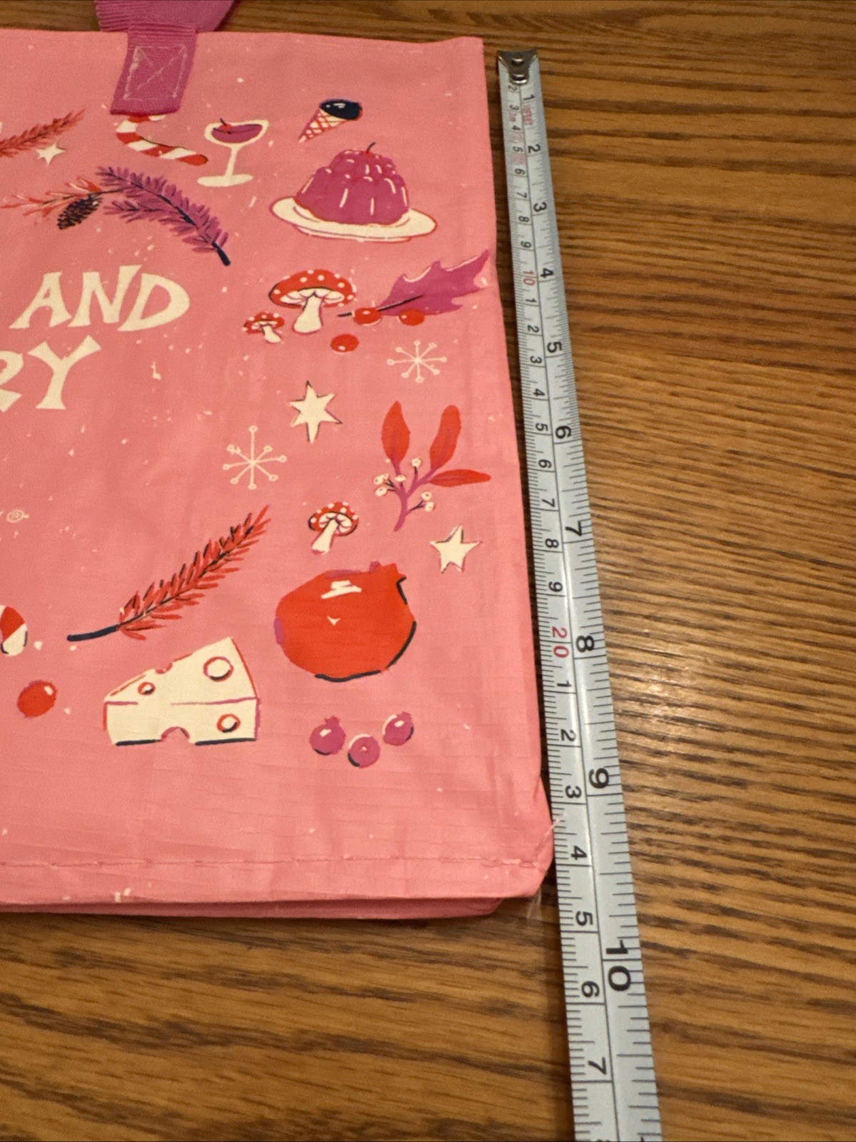 NWT LOT OF 3 Trader Joes Christmas Reusable Holiday Gift Bags Set Of 3 Fun