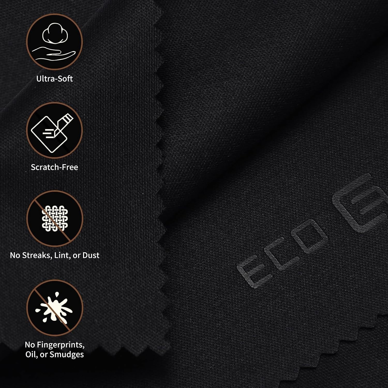 40-Pack Compact Microfiber Cleaning Cloths – Perfect for Electronics & Glasses