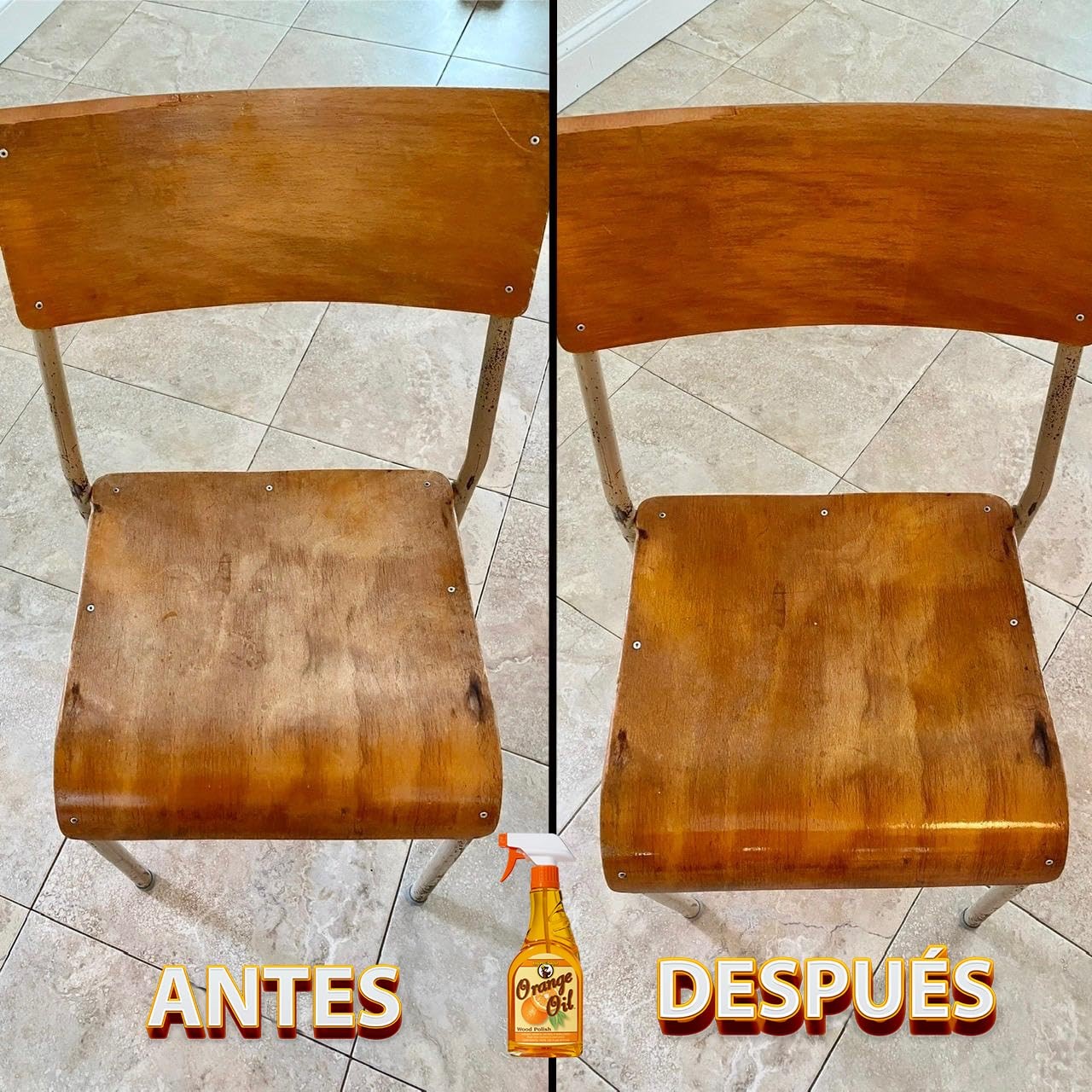 Orange Oil Wood Polish Revitalize Condition Furniture Safe Finished 8 Fl oz