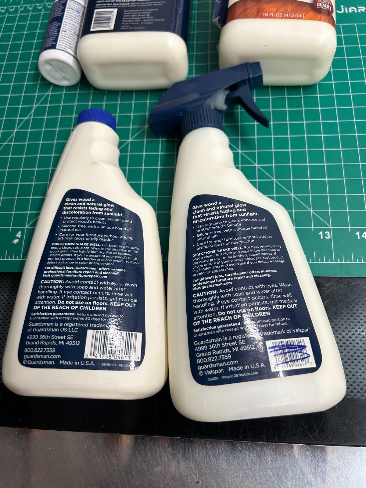 5-pack lot Guardsman Anytime Clean & Polish Wood Furniture Cream 16 oz UV Block