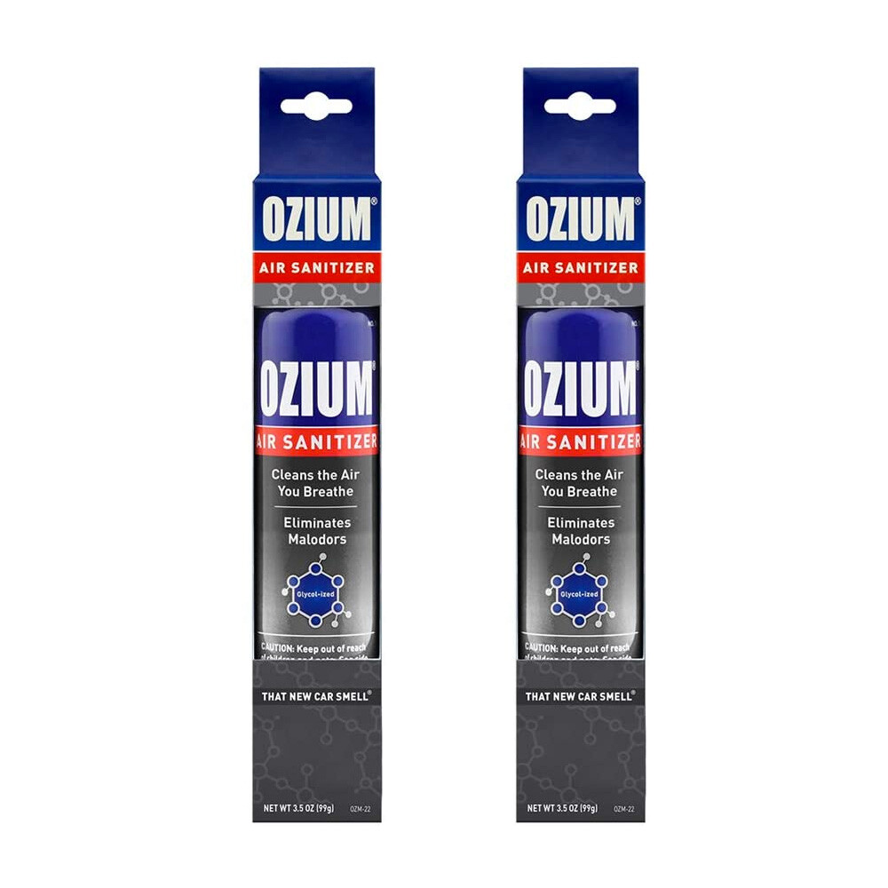 Ozium Air Cleaner 3.5 oz Spray, That New Car Smell (2-PACK)