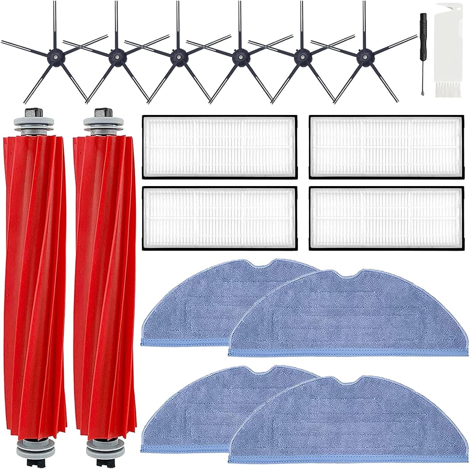 Complete Roborock Parts Set: 16 Essential Accessories for Optimal Cleaning