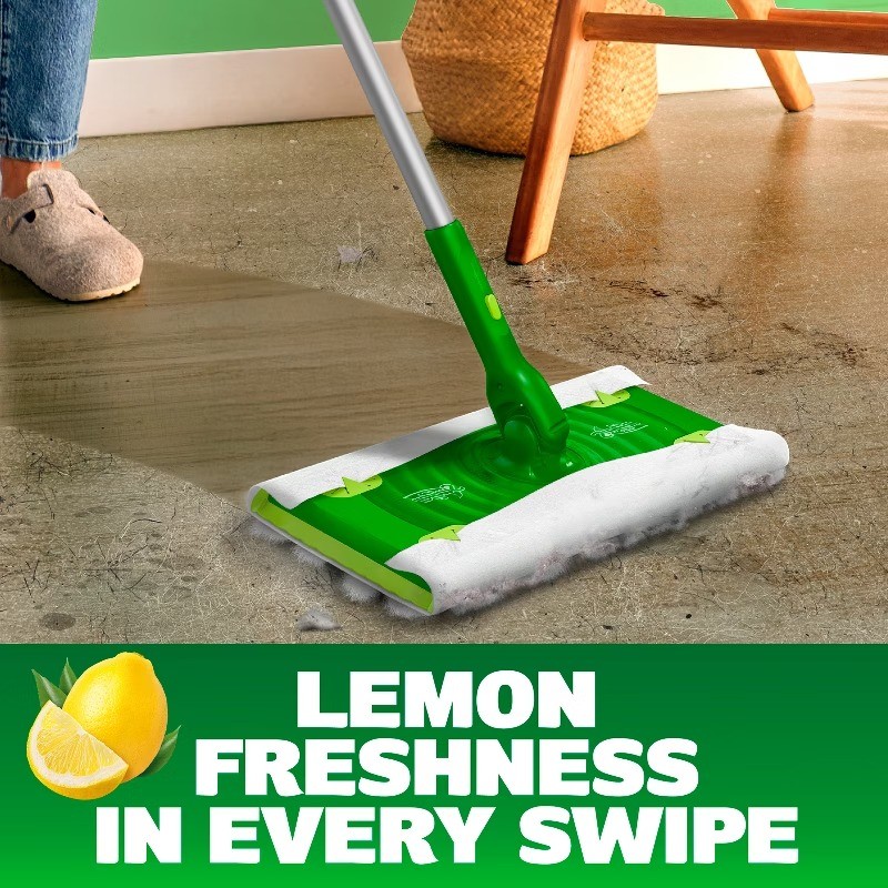Lemon Sweeper Hair Magnet Heavy Duty Dry Refills Floor Cleaners – 20ct