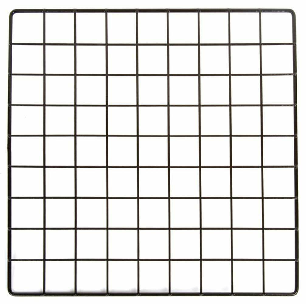 Mini 14 x 14″ Black Wire Grid Storage Cube Closet Garage Organizer Panel 1 pc