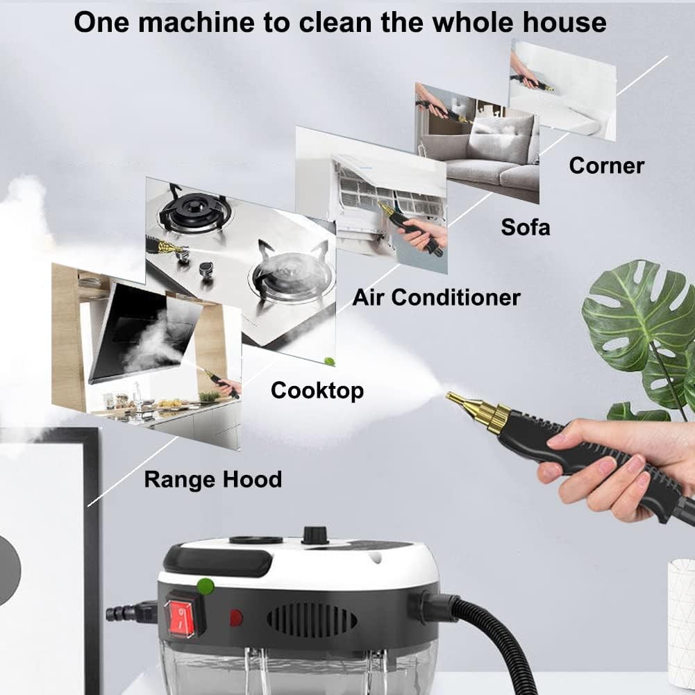 2500W Steamer for Cleaning High Pressure Portable Car Steamer for Home Kitchen