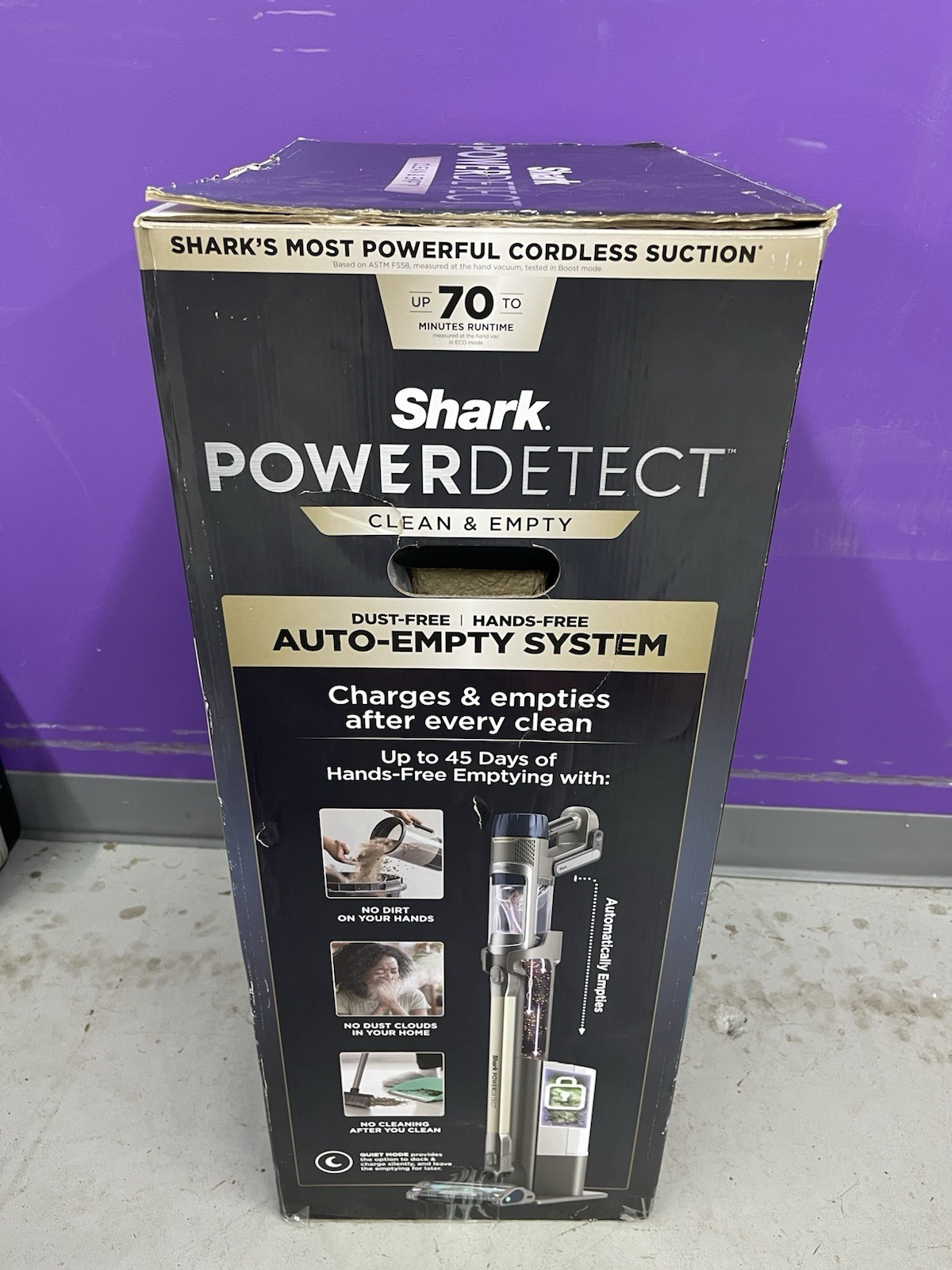 Shark PowerDetect Clean & Empty Cordless Stick Vacuum IP3150 | Open Box