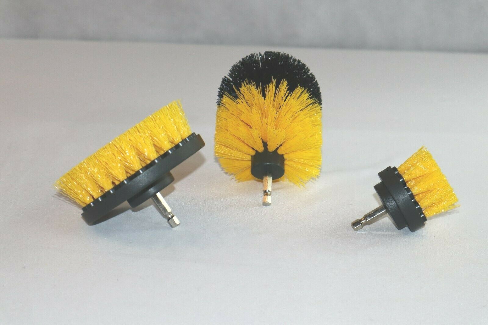 3 Piece Drill Brush Set + 11 Piece Drill Brush Attachment + Carry Bag SHIPS FREE