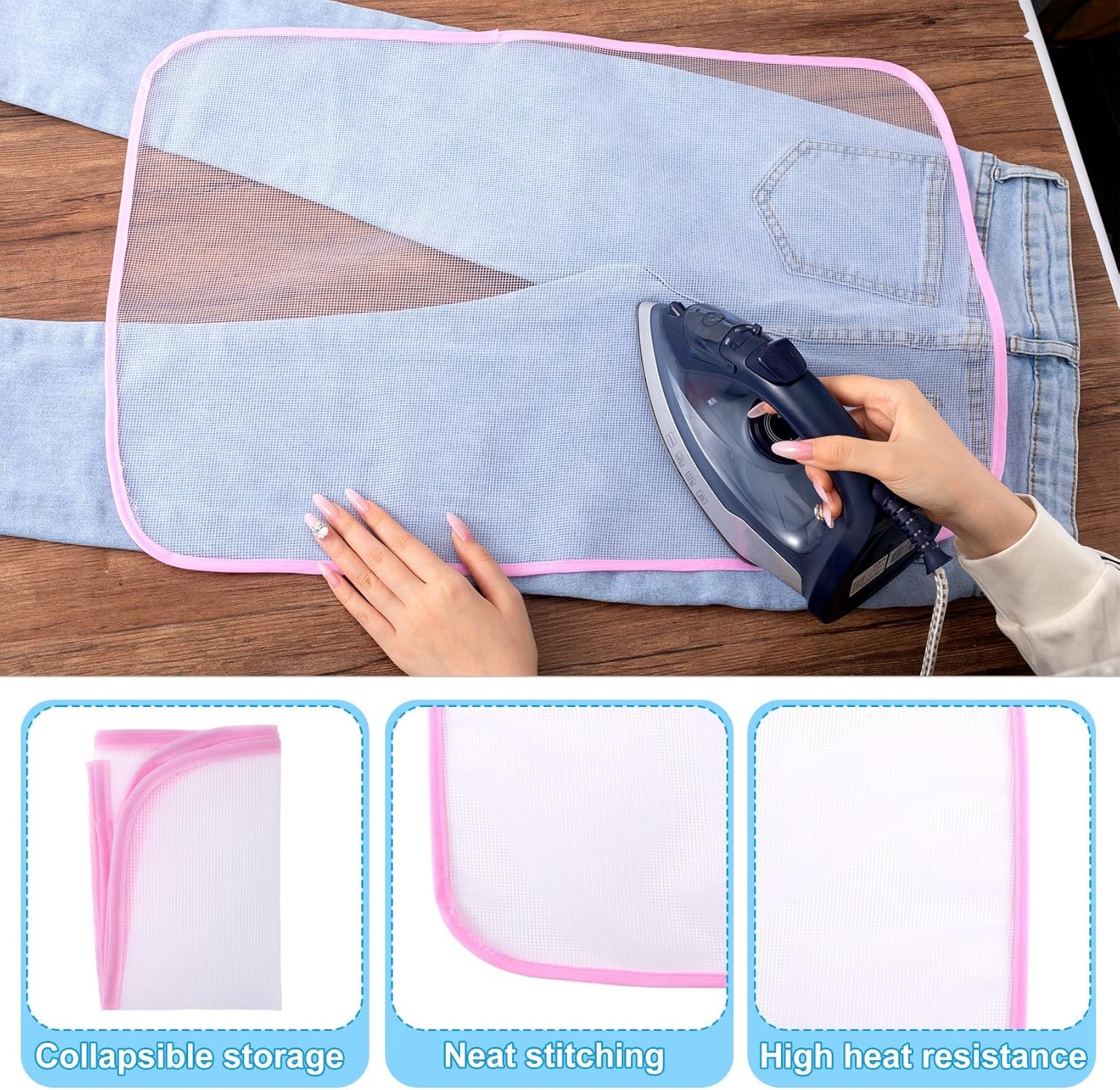 Pressing Cloth for Ironing Scorch Mesh Cloth Scorch Saving Ironing Pad Lot