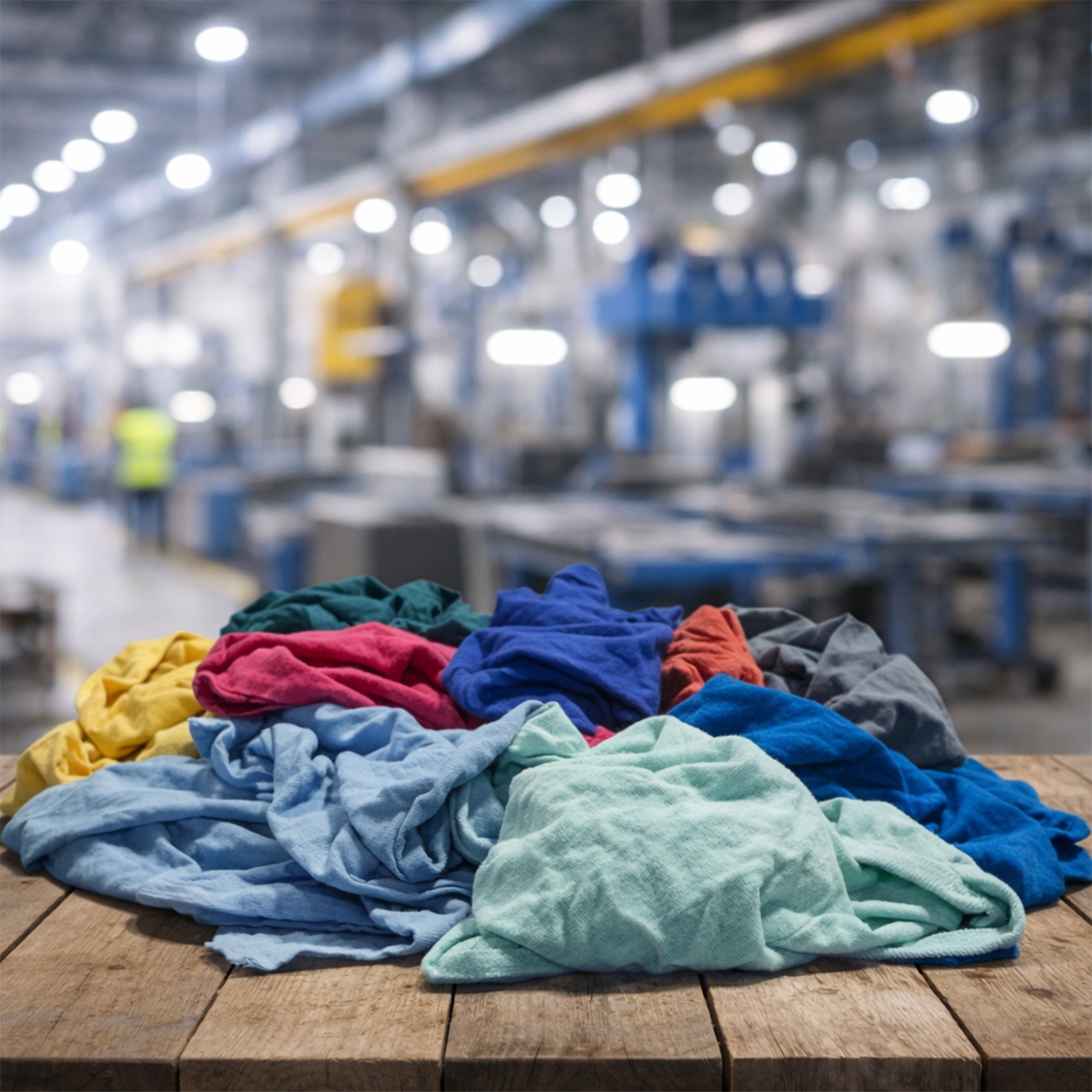 Premium Colored Knit Wipes, Bulk Cleaning cloth – Box of Rags for Multipurpose