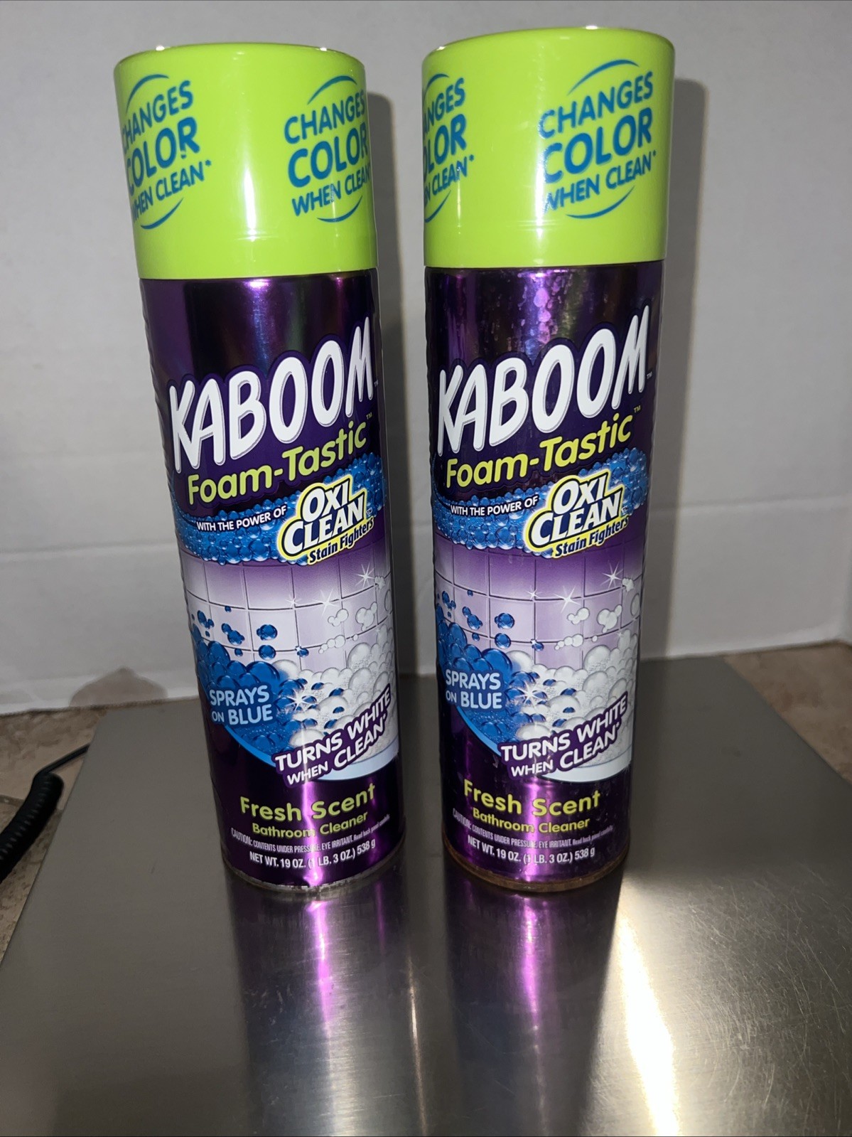 KABOOM Foam-Tastic Bathroom Cleaner, 19 oz. New & Used