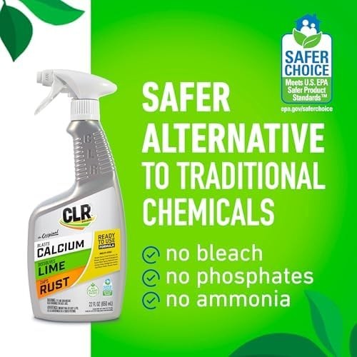 CLR Calcium Lime and Rust Remover EPA Safer Choice 22 oz Spray