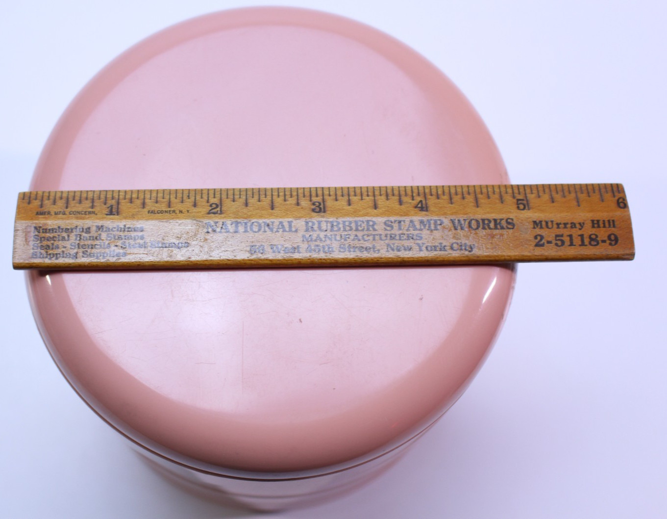 VTG InterDesign Swivel Organizer Mauve 4 Tier USA Circular Container Pink Auth.