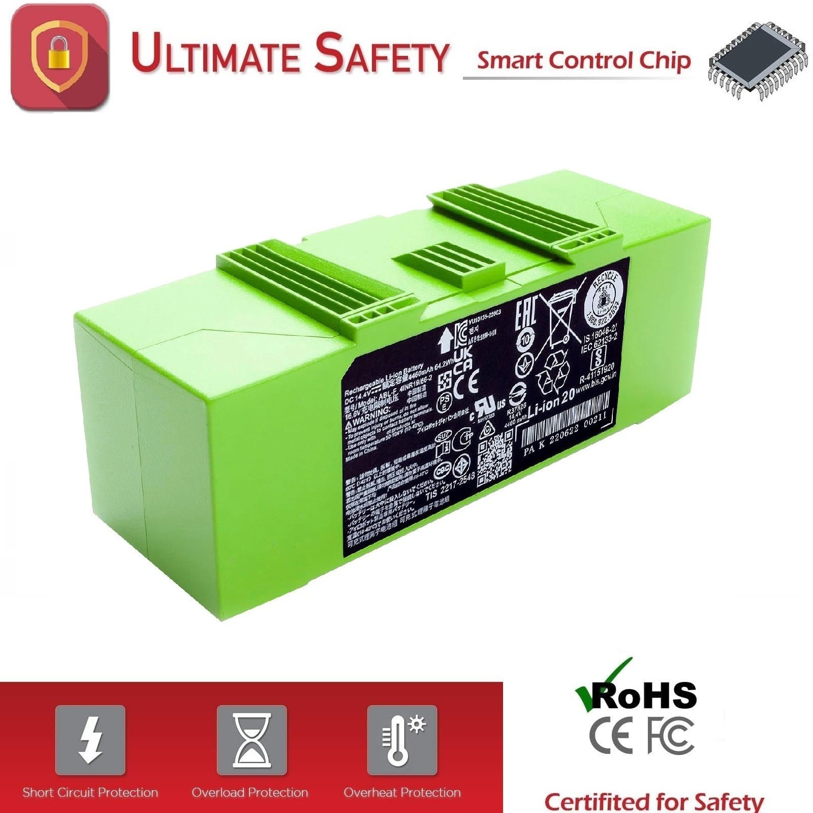 14.4V ABL-F Battery for iRobot Roomba J5+ J6+ J7+ J8+ J9+ i8+ i7+ i6 i4 i3 i1