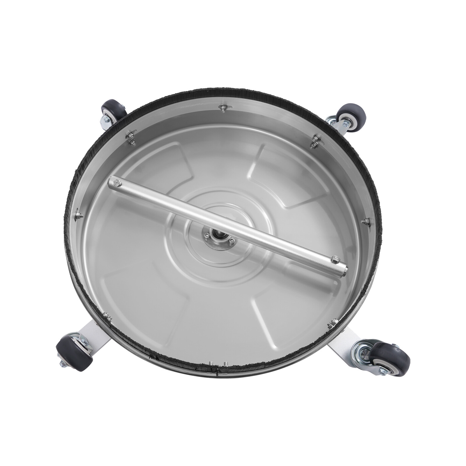 Modern 18-inch Surface Cleaner Stainless Steel Surface Cleaner with 4 Wheels NEW